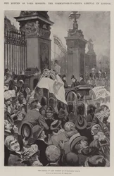 O retorno de Lord Roberts, a chegada do comandante-chefe em Londres